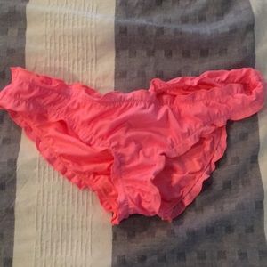 Victoria Secret Coral Sz Small Bikini bottoms